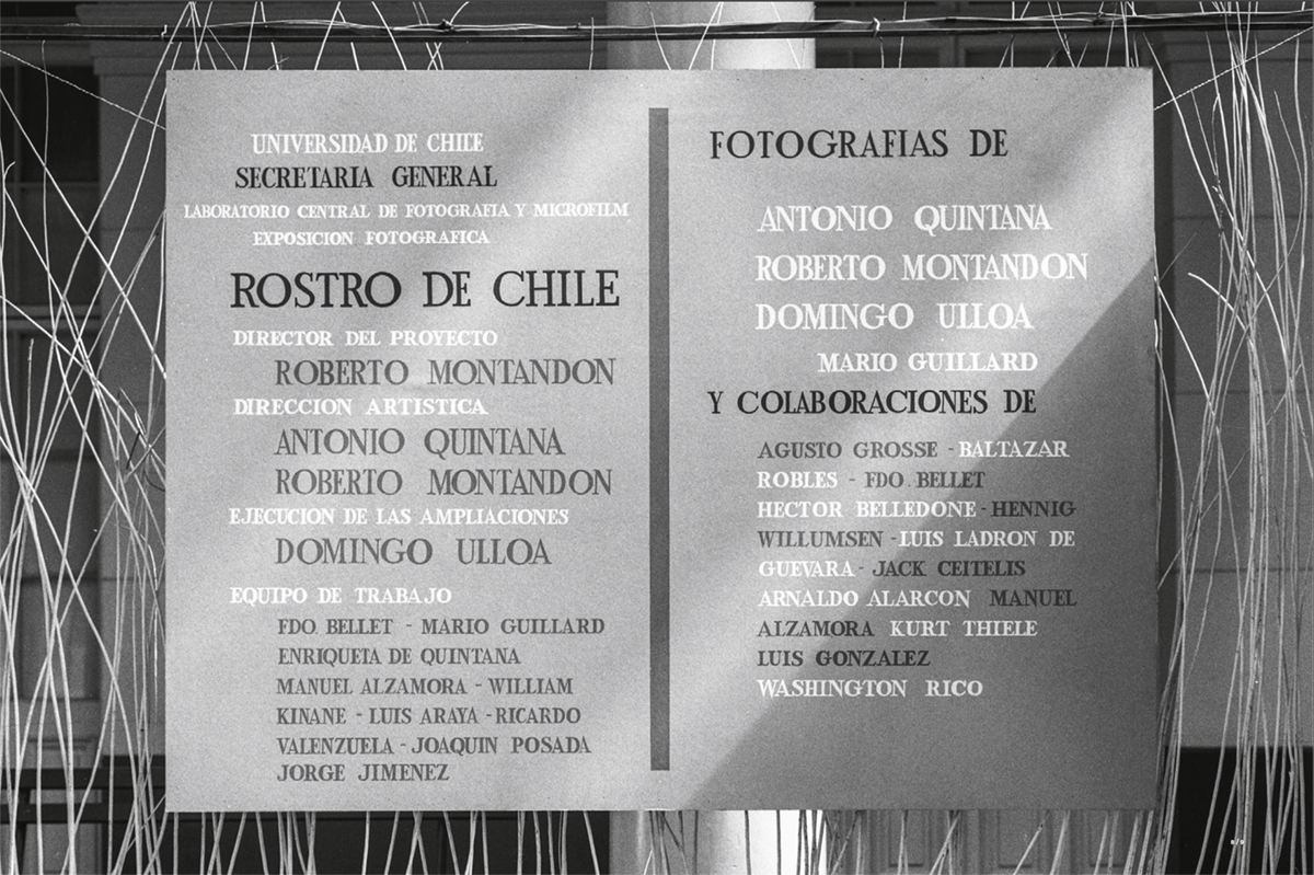 Exposición de la Universidad de Chile/1960 ¿CUÁL ES EL ROSTRO HUMANO Y GEOGRÁFICO DE CHILE?