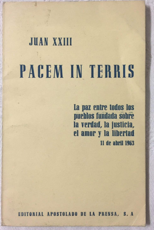 60 años de la encíclica Pacem in terris